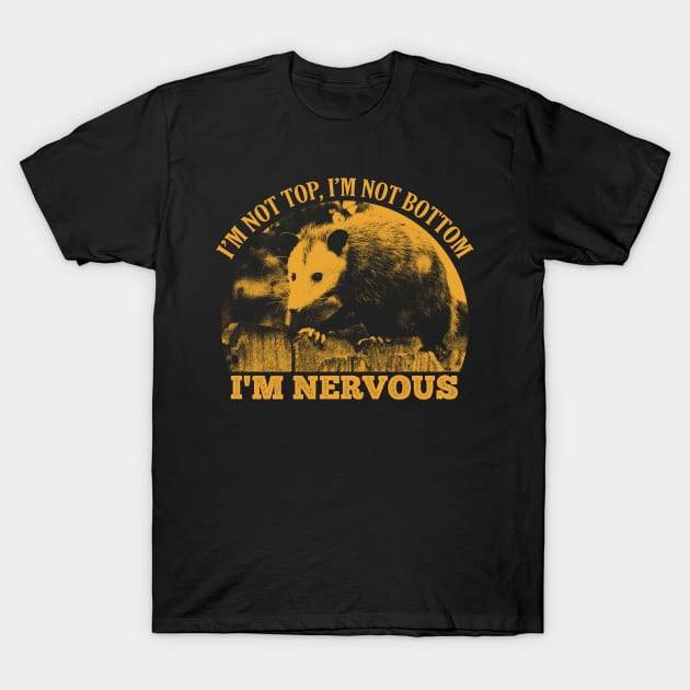 I'm Nervous Opossum T-Shirt by giovanniiiii